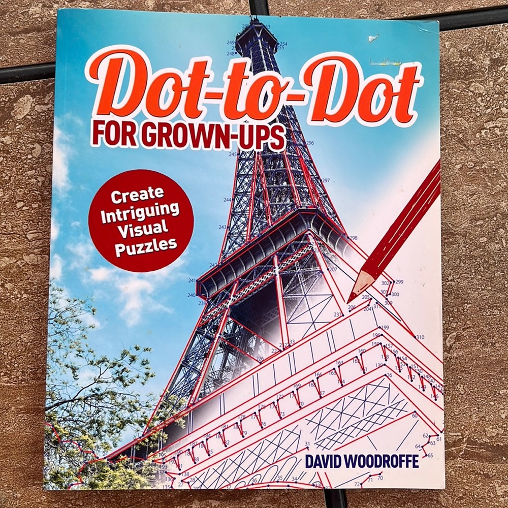 3 for $15 🌸 Dot-to-Dot for Grown-ups by David Woodroffe